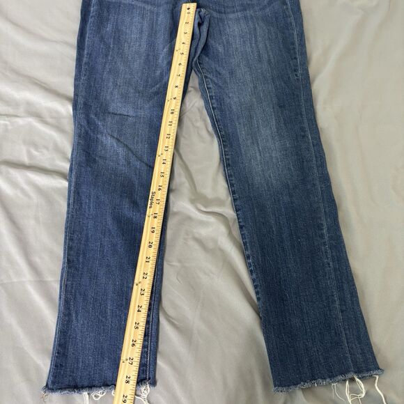 Clingers Women's Juniors Size 15 Raw Hem Jeans - Picture 3 of 7